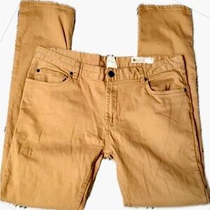 Y2K Element Skateboards Canvas Classic Tan Khaki Straight Leg Pants Mens Size 34